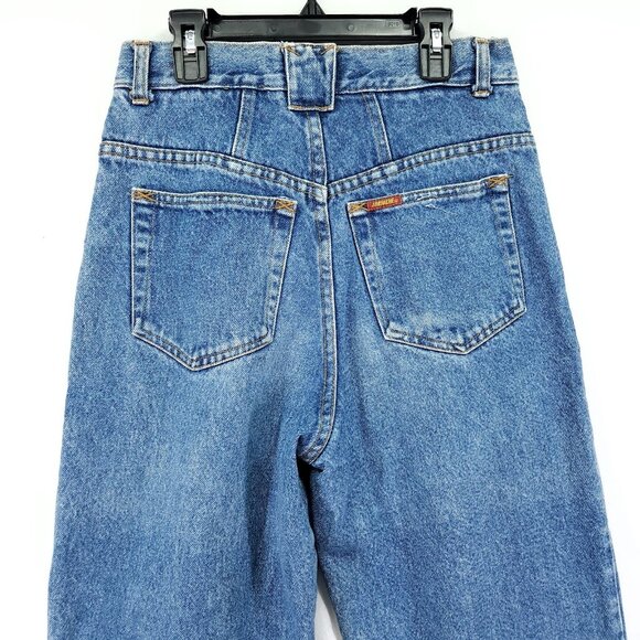 Vintage Jordache Mom Jeans Women Size 29 Pleated High Rise Tapered - Picture 10 of 14